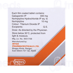 Gabapin Nt Tablet 15