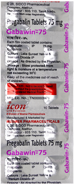 Gabawin 75 Tablet 10