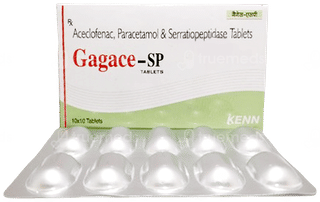 Gagace Sp 100/500/15 Mg Tablet 10