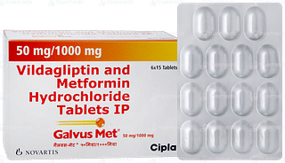 Galvus Met 50mg/1000mg Tablet 15