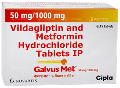 Galvus Met 50mg/1000mg Tablet 15 Galvus Met 50mg/1000mg Tablet 15