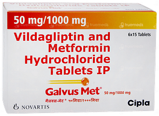 Galvus Met 50mg/1000mg Tablet 15