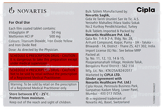 Galvus Met 50mg/500mg Tablet 15