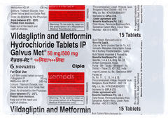 Galvus Met 50mg/500mg Tablet 15 Galvus Met 50mg/500mg Tablet 15