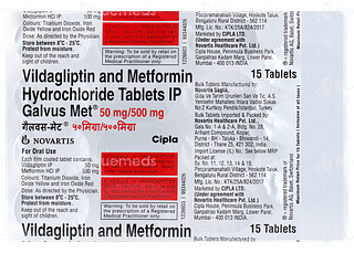 Galvus Met 50mg/500mg Tablet 15