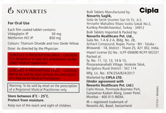 Galvus Met 50mg/850mg Tablet 15 Galvus Met 50mg/850mg Tablet 15