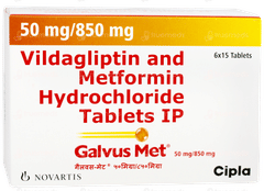 Galvus Met 50mg/850mg Tablet 15 Galvus Met 50mg/850mg Tablet 15