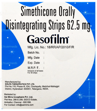 Gasofilm Orally Disintegrating Strip 30