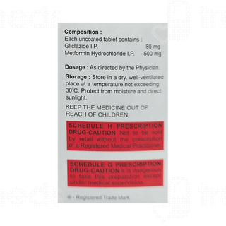Gefor 80/500 MG Tablet 10