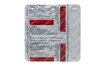 Geminor M Forte 1/1000 MG Tablet Pr 15