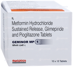 Geminor Mp 1 Tablet 15 Geminor Mp 1 Tablet 15