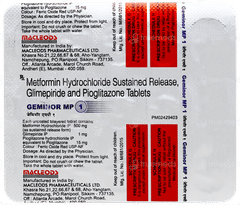Geminor Mp 1 Tablet 15 Geminor Mp 1 Tablet 15