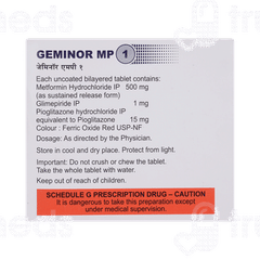 Geminor Mp 1 Tablet 15 Geminor Mp 1 Tablet 15