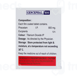 Gencephal 800 MG Tablet 10