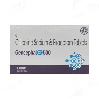Gencephal Ct 500/800 MG Tablet 10
