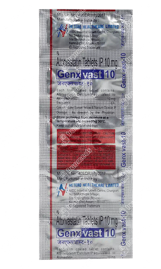 Genxvast 10 MG Tablet 10