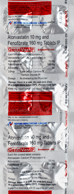 Genxvast F Tablet 10 Genxvast F Tablet 10