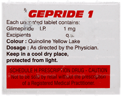 Gepride 1 Tablet 10 Gepride 1 Tablet 10