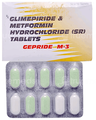 Gepride M 3 Tablet Sr 10