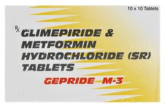 Gepride M 3 Tablet Sr 10 Gepride M 3 Tablet Sr 10