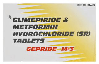 Gepride M 3 Tablet Sr 10