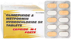 Gepride M 1 Forte Tablet 10