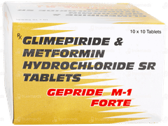 Gepride M 1 Forte Tablet 10 Gepride M 1 Forte Tablet 10