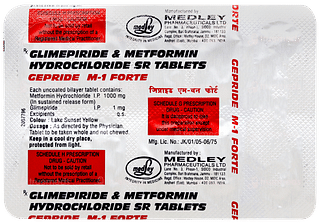 Gepride M 1 Forte Tablet 10