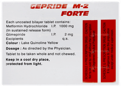Gepride M 2 Forte Tablet 10