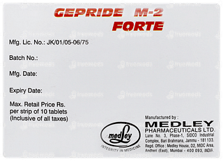 Gepride M 2 Forte Tablet 10