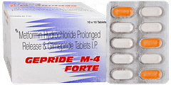 Gepride M 4 Forte Tablet Pr 10