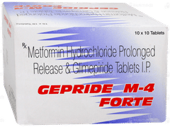 Gepride M 4 Forte Tablet Pr 10 Gepride M 4 Forte Tablet Pr 10
