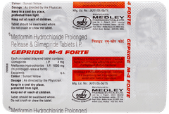 Gepride M 4 Forte Tablet Pr 10 Gepride M 4 Forte Tablet Pr 10