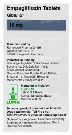 Gibtulio 10mg Tablet 10