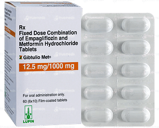 Gibtulio Met 12.5mg/1000mg Tablet 10