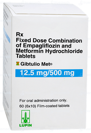 Gibtulio Met 12.5mg/500mg Tablet 10