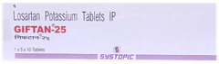 Giftan 25 Tablet 10 Giftan 25 Tablet 10