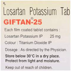 Giftan 25 Tablet 10 Giftan 25 Tablet 10