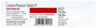 Giftan 50 Tablet 10