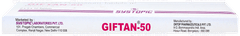 Giftan 50 Tablet 10 Giftan 50 Tablet 10