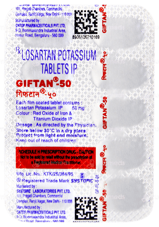 Giftan 50 Tablet 10
