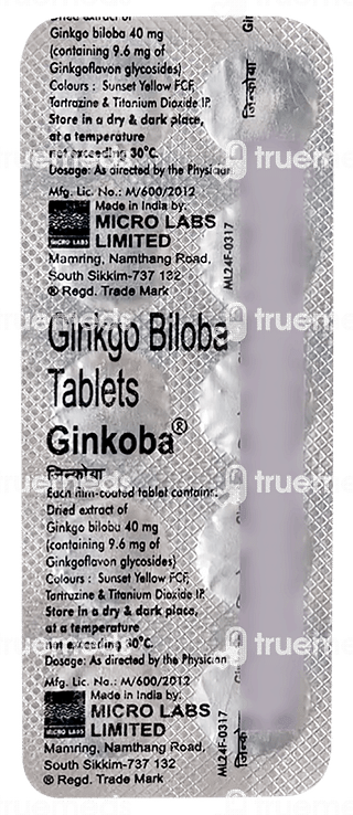 Ginkoba Tablet 10