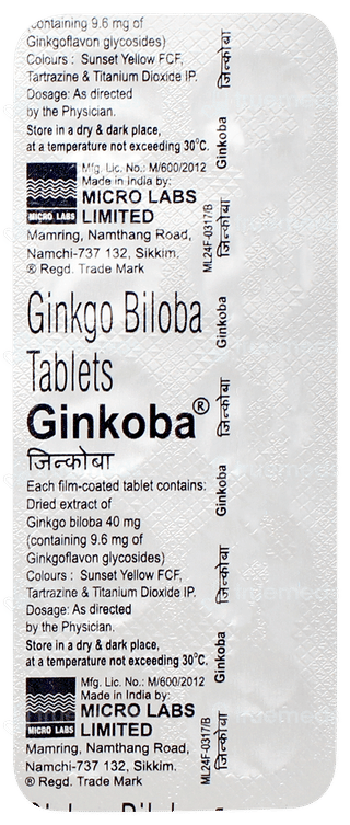 Ginkoba Tablet 10