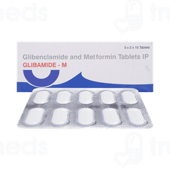 Glibamide-m 5/500 MG Tablet 10 Glibamide-m 5/500 MG Tablet 10