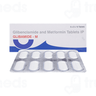 Glibamide-m 5/500 MG Tablet 10