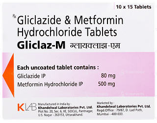 Gliclaz M Tablet 15
