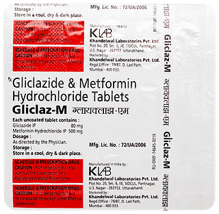Gliclaz M Tablet 15