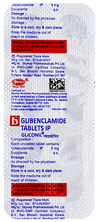 Gliconil Tablet 10