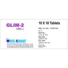 Glim 2 Mg Tablet 10