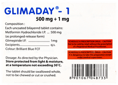 Glimaday 1 Tablet 14